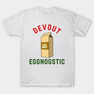 Devout Eggnogstic Funny Christmas Drink T-Shirt